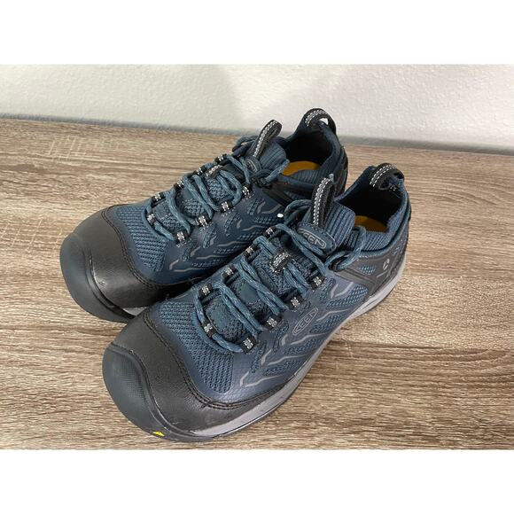 Keen Utility Flint II Steel Toe Work Shoes Women's 7 Blue EH Slip Resistant - Picture 7 of 14